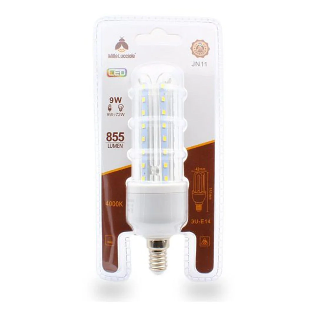 Bombilla LED E14 9W 3U JN11 TUBO TUBULAR TUBO LUZ EN LUZ NATURAL 4000K 855LM 87194