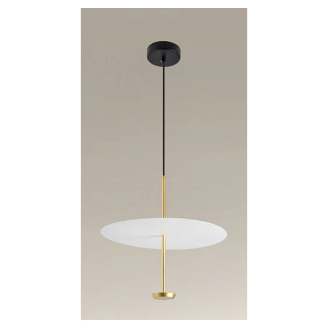 LUZ SUMMARY 6500K LED 18W DISCO PARALUM PIATTO BIANCO ORO TONDO 33207