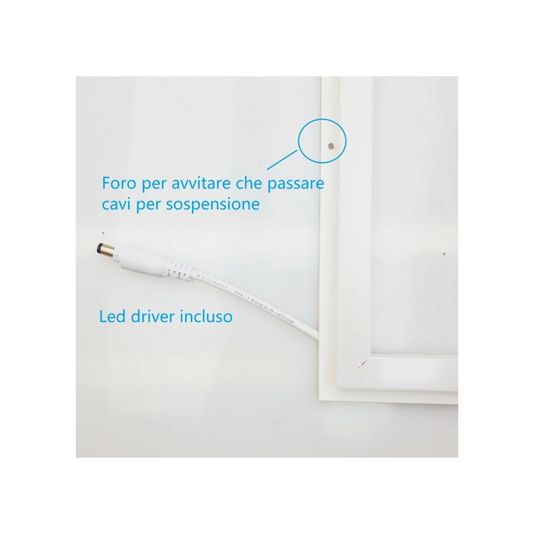 Marco de marco brillante del panel LED 60x60 cm 48W 5700lm lámpara de araña TOT