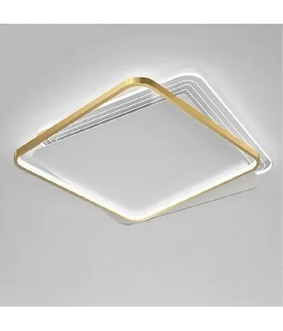Luz de techo LED 35W Cuartaza cuadrada de techo Lámpara de techo moderna Luz de frío 70746