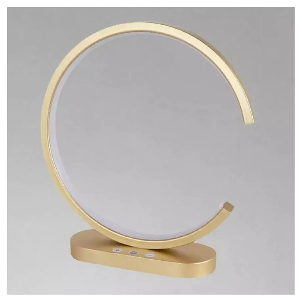 Lámpara de mesa LED 12 W Diseño Curve Gold Touch Escritorio de la cama IP20 32729