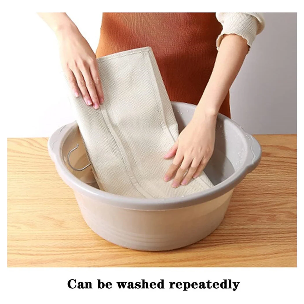 Bolso a prueba de pared Organizador de gabinete lavable con gancho de metal 30 bolsillos