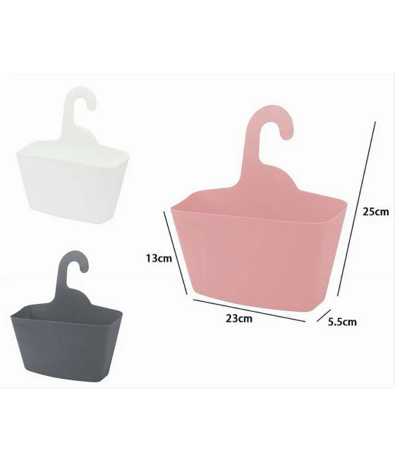 Cesta Cesta Tela de cuerda trenzada Objetos redondos 21x15cm 10649