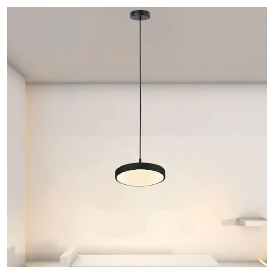 LED RESUMEN 40W NERO CERCHIO MINIMAL LUCE 4000K 32897