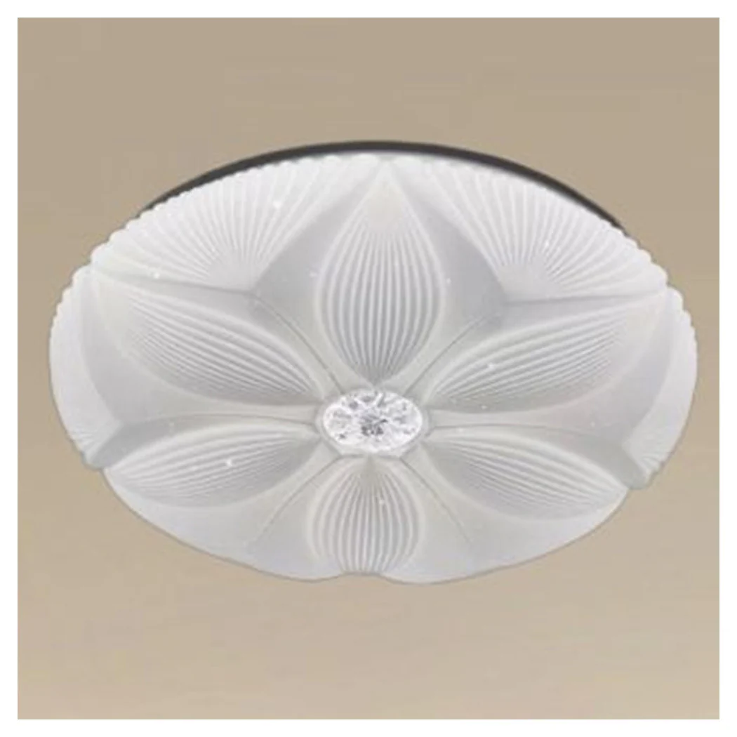 Lámpara de techo de techo LED Decoración de flores 60W Luz de frío blanco 6500k IP20 16744