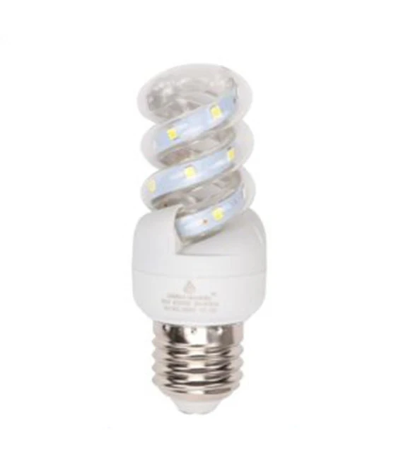LAMPADINA LED OLIVA TRANSPARENTE E14 5WATT LUCE FREDDA 6500K ALTA QUALIDAD 00265