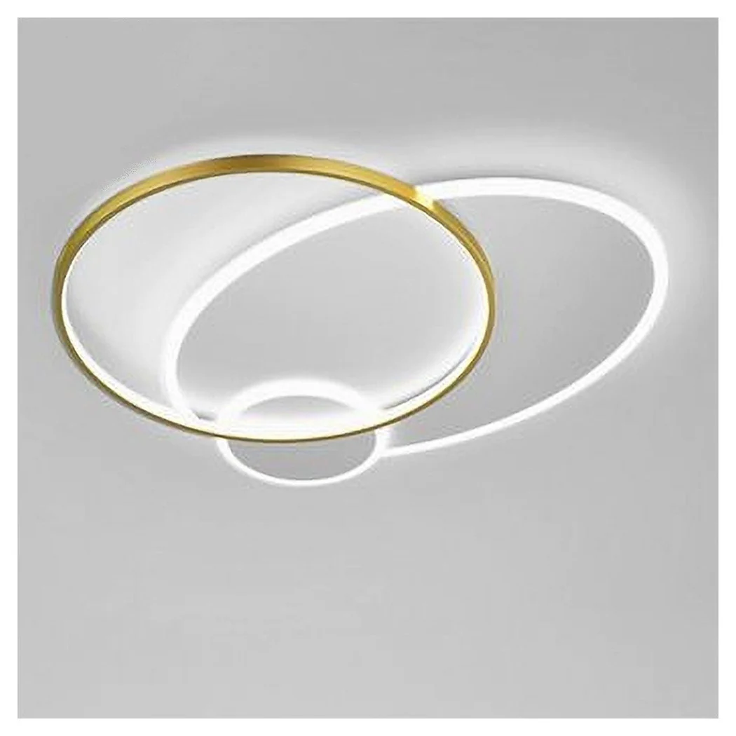 Luz de techo LED 42W Círculo Oro blanco Moderno Techo redondo Luz fría 71561