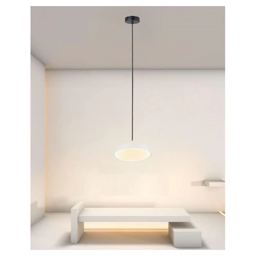 LED RESUMEN 40W WHITE CERCHIO MINIMAL LUCE 4000K 32873