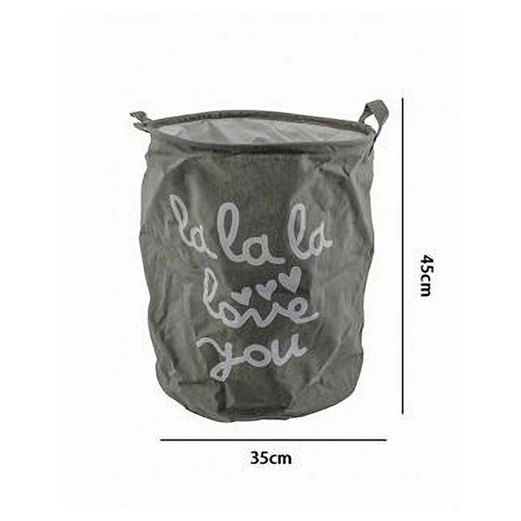 Biblioteca de canasta Plegable Organizador escrito Ropa sucia 35x45cm 10472