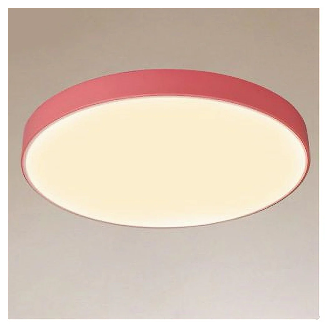 Luz de techo LED 70W Rotonda Lámpara Techo Pink Araña Luz natural 02621