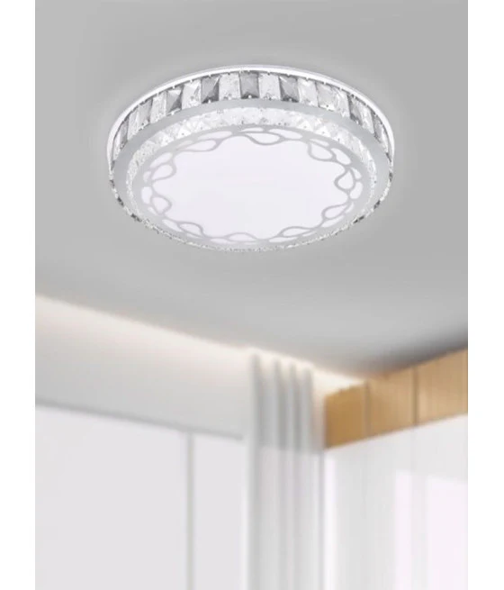 Luz de techo de techo 65W Ø50 cm LED Cristales en capas Decoración Abstracto Luz de frío 33904