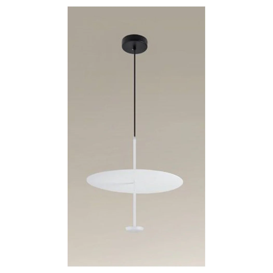 Lámpara de suspensión de luz 6500k LED 18W disco lampana blanca redonda blanca 33160