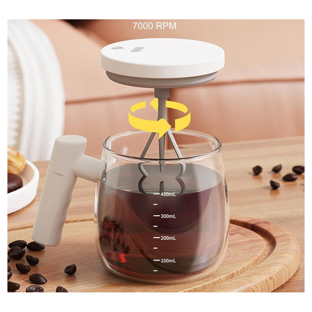 Taza de agitación automática 400ml Automaculación Copa Automática para café Milk Tea Chocolate