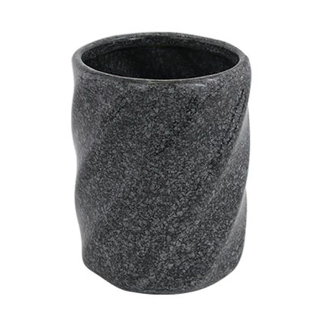 Cepillos de cerámica de vidrio de cerámica de cerámica de mármol de mármol de baño negro accesorios 87795