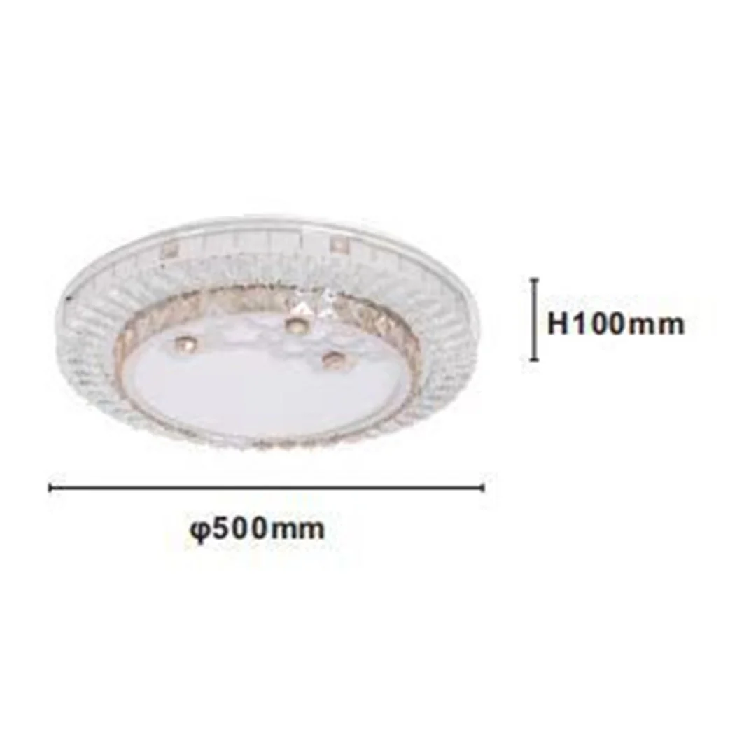 Luz de techo de techo 65W Ø50cm LED diseño CHISTALS CRISTALS FLORES LIGHT 08220