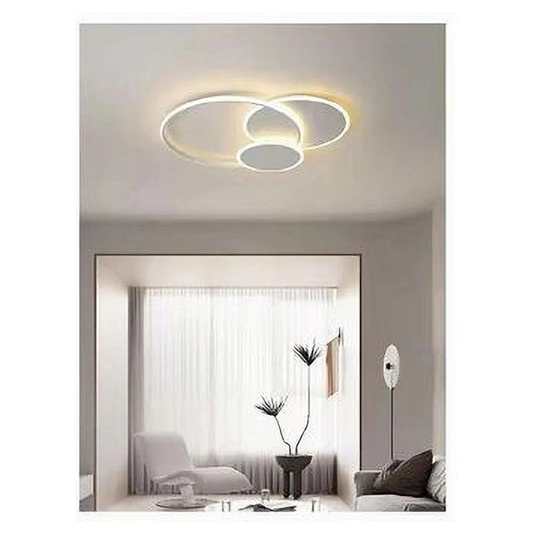 Luz natural Luz de techo Luz de techo 38W araña moderna techo blanco 50019