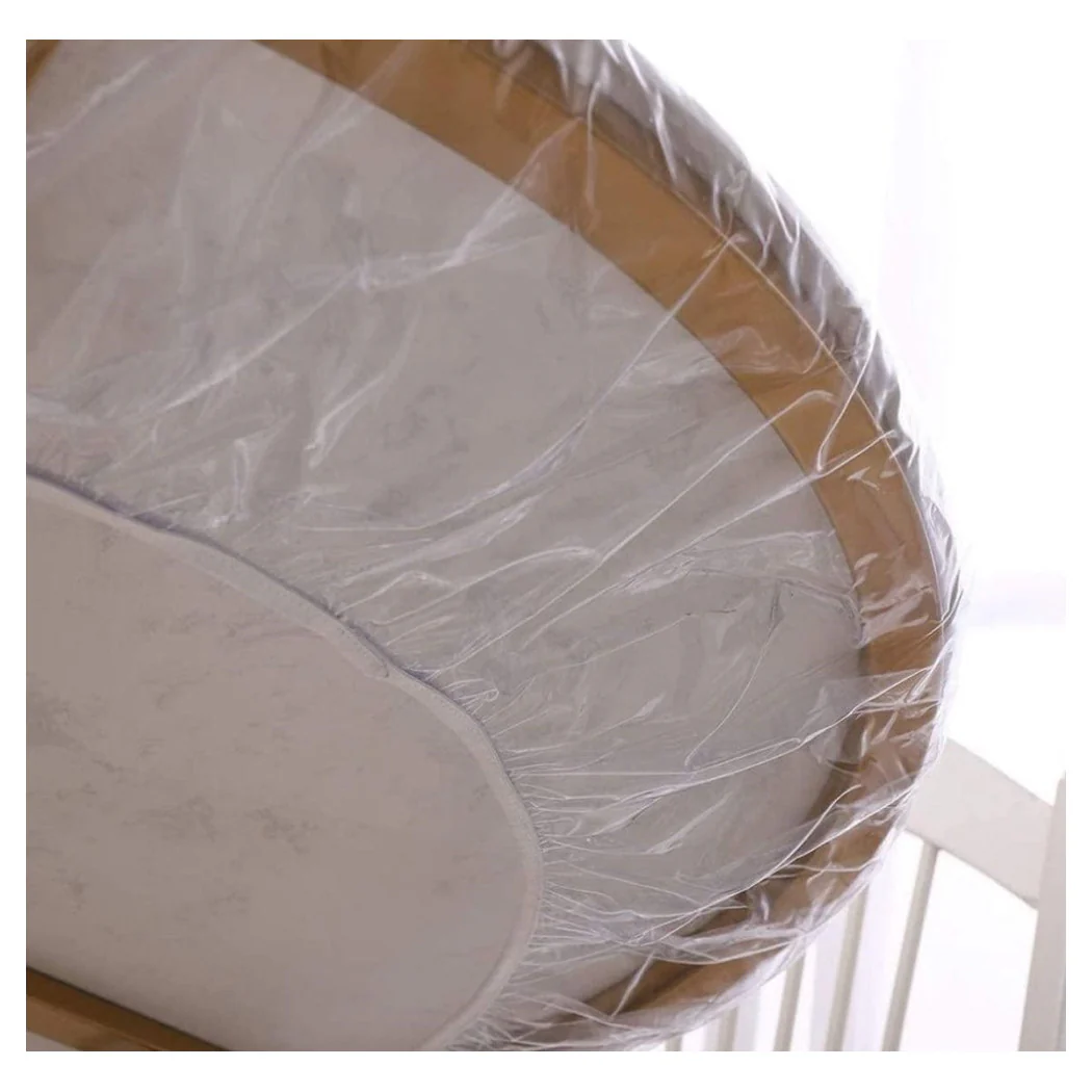 Kit 10pz Protection para el mantel desechable de papel transparente 1.40 x 2.00 metros