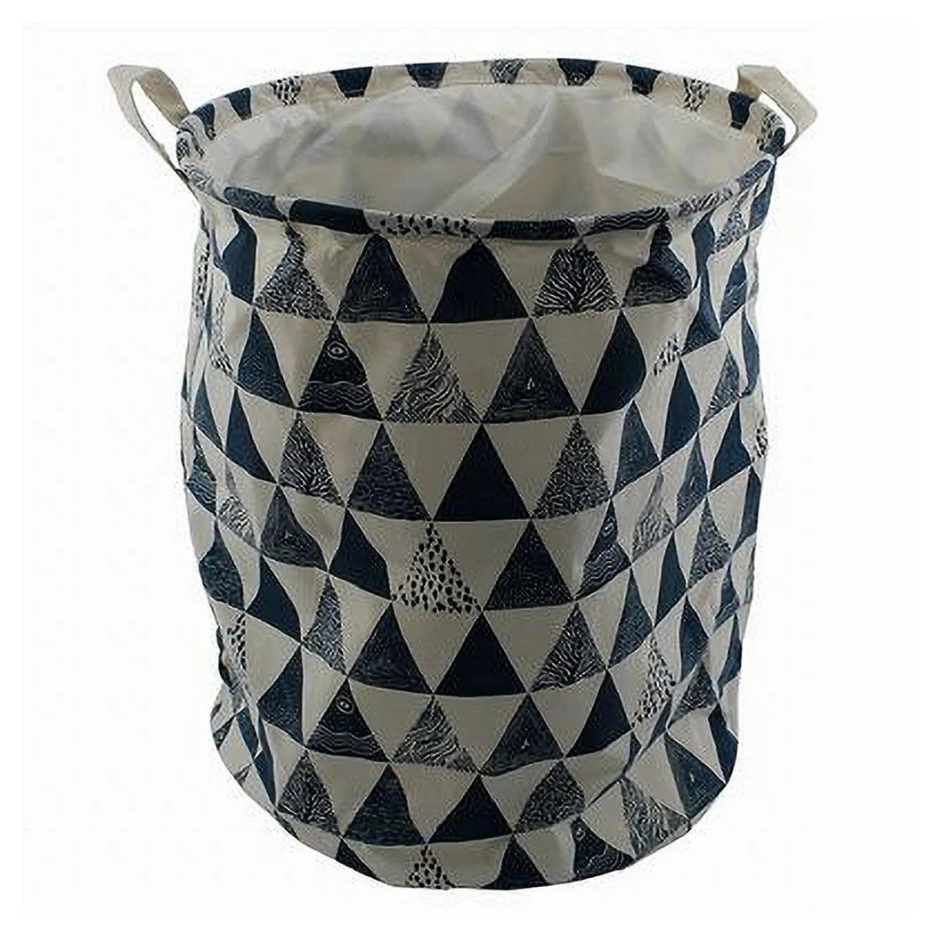 Cesta de la puerta de lencería Ropa sucia Triángulos plegables Motif 40x50cm 10477