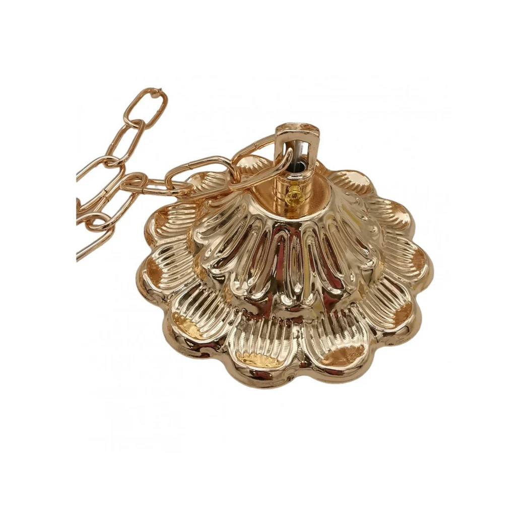 Cristales de araña suspendida rectangular Ataque de luz ligera E27 Gold 32316