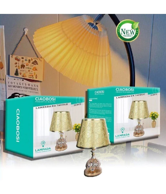 Lámpara de mesa de diseño de diseño de diseño de oro 12W LED trenzado LED 1201212