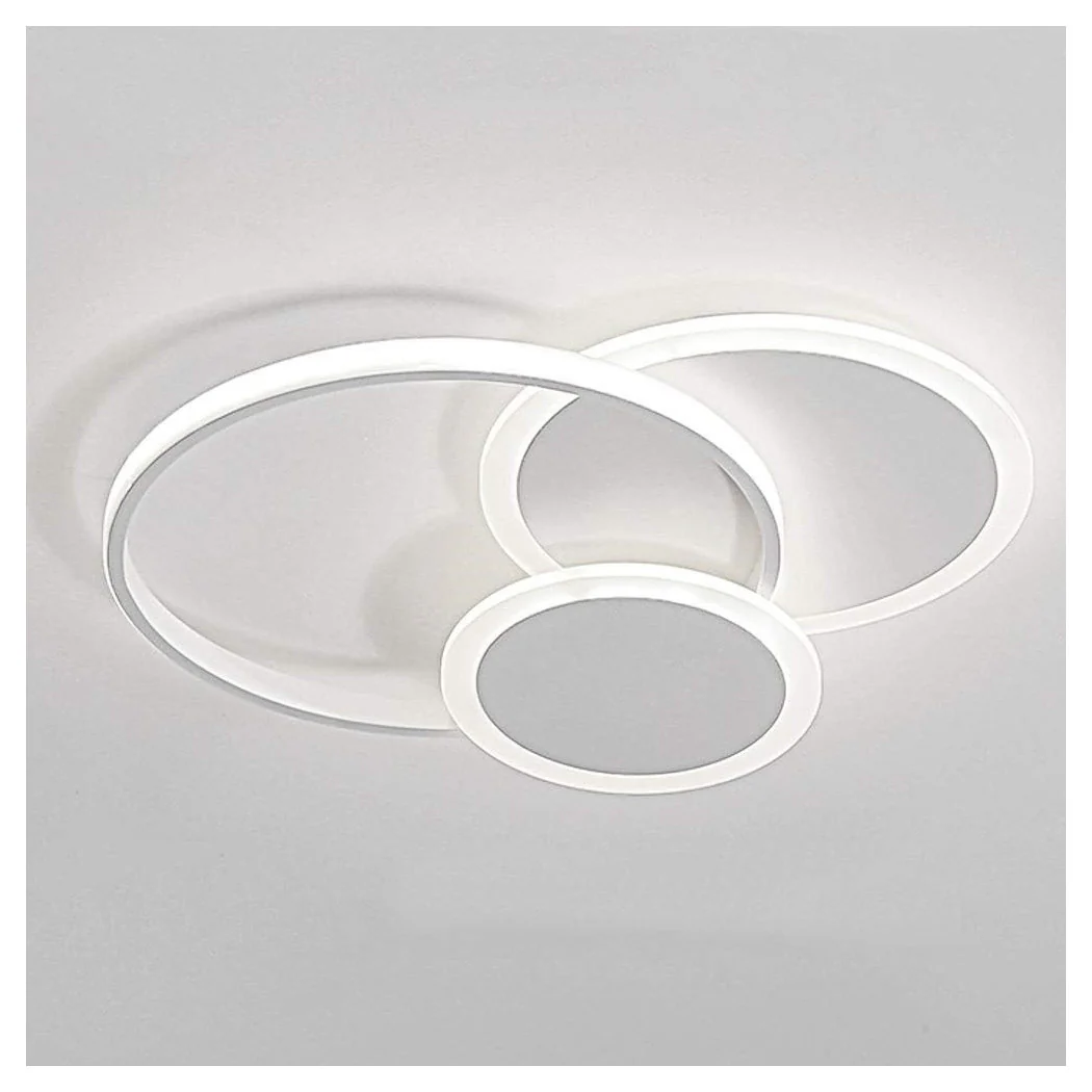 LED LED LED LED LED RIMS 38W Araña de techo blanco moderno 50026
