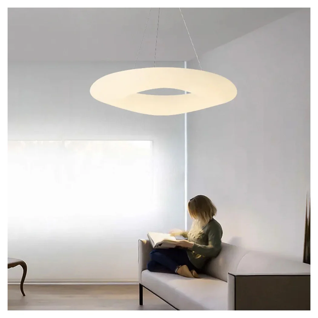 Araña de suspensión nórdica para sala de estar Sala de anillo decorativo