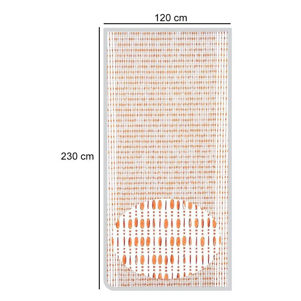 Tienda de Mosswing con cables Cognac Color PVC 120x230cm Decoración TPL11 017331