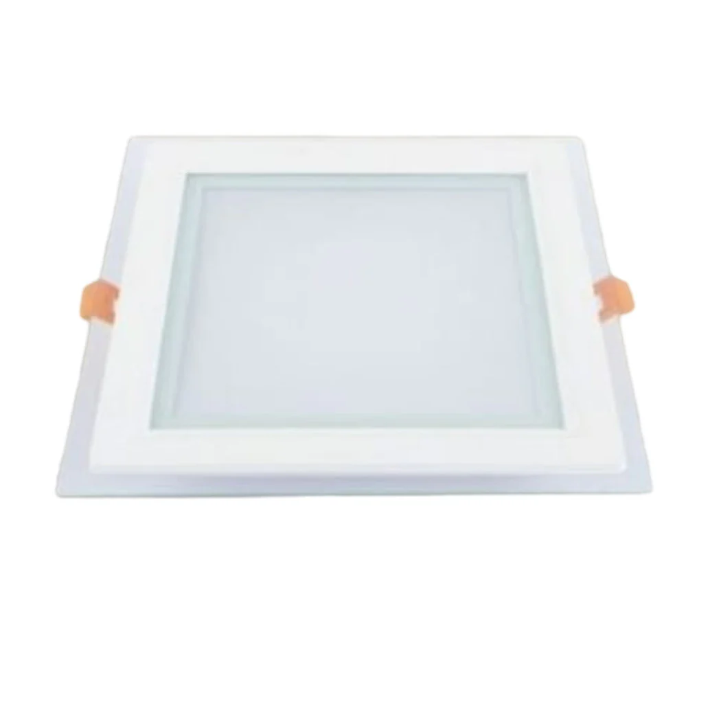 LED PANNEL INCASSO LUCE 3000K-6500K 18W QUADRATO AM-CS-18 CON TRANSPARENT BORD 00694