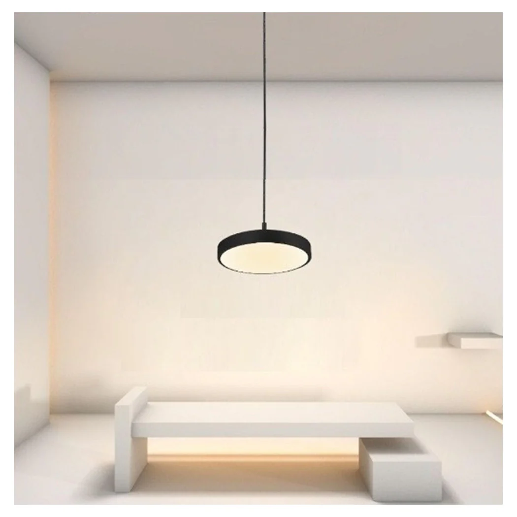 LED RESUMEN 40W NERO CERCHIO MINIMAL LUCE 4000K 32897