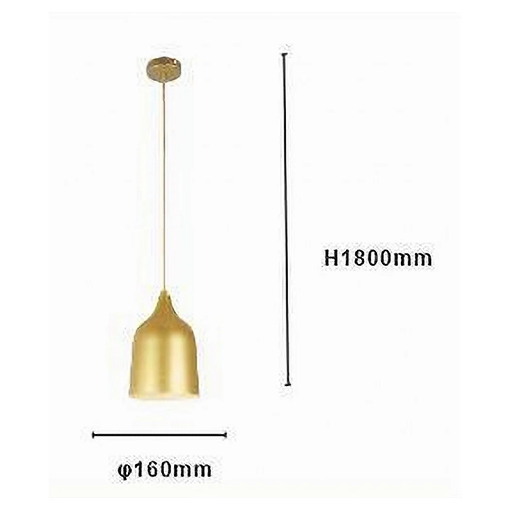 Colgante Chandelier E27 Hierro Contemporáneo Contemporáneo Pantalla Lámpara Blanca Bell 33306