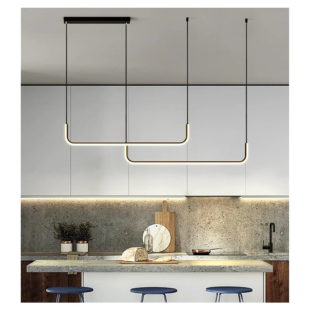 Araña Suspensión 42W lineal horizontal Minimal Moderno Moderno Luz LED 50452