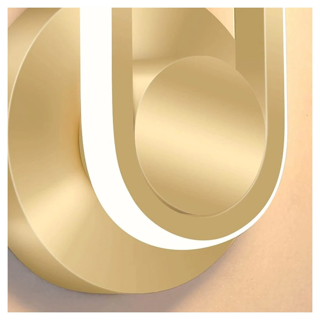LED de pared LED 13W Oval Vertical Gold Light Natural Light 50346