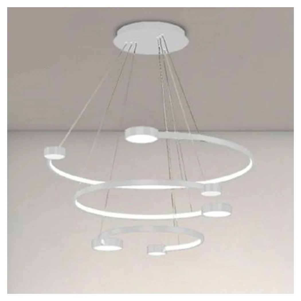 LED 65W 3 SEEDS CERREES CON TELECOMANDO DESIGN MODERN BIANCO 71378