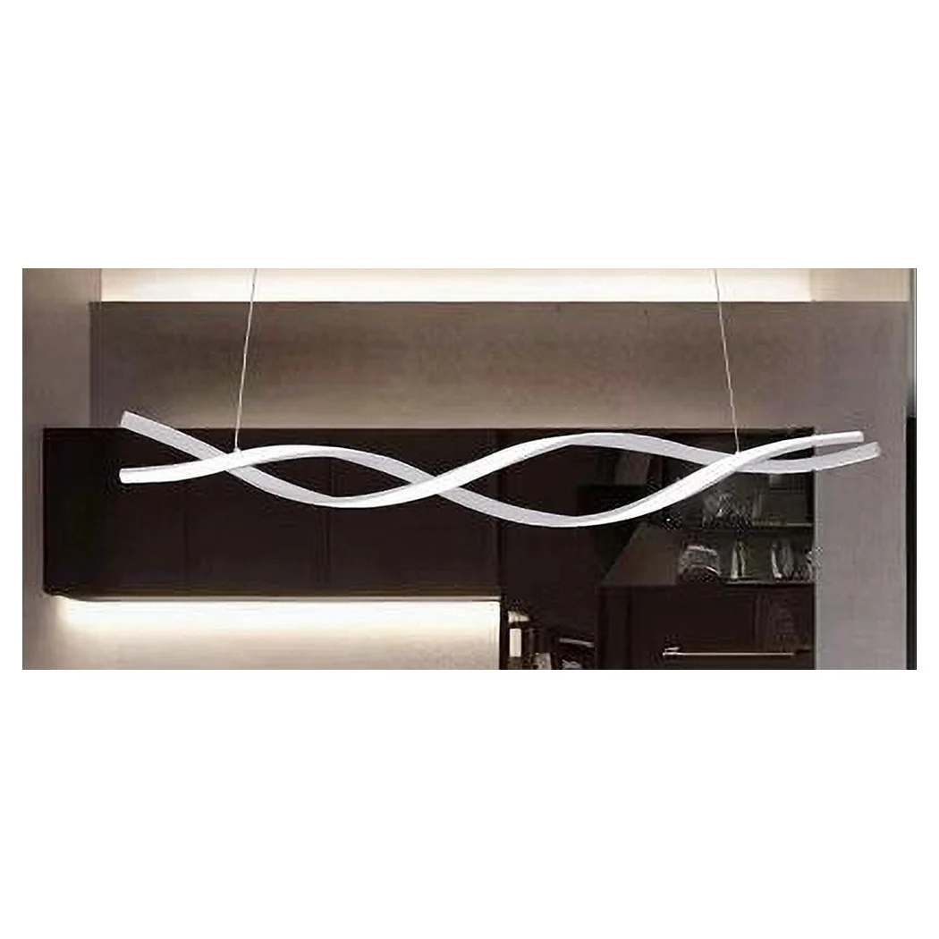 Colgante de luz Chandelier 3000K-6500K LED 48W Espiral blanco VORTICO HORIZONTAL 01134