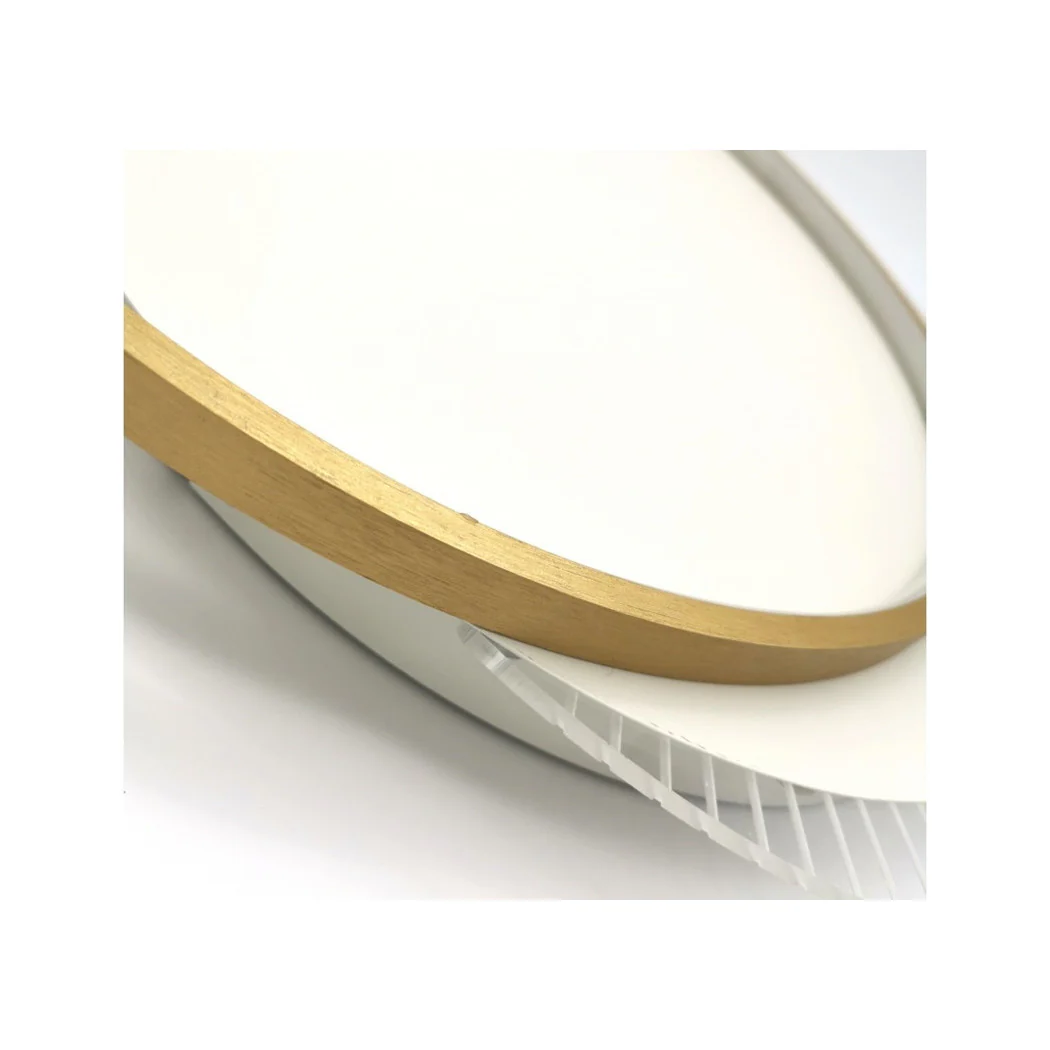 Techo LED de 30 vatios LED Círculo Oro Araña de techo Luz redonda 70722