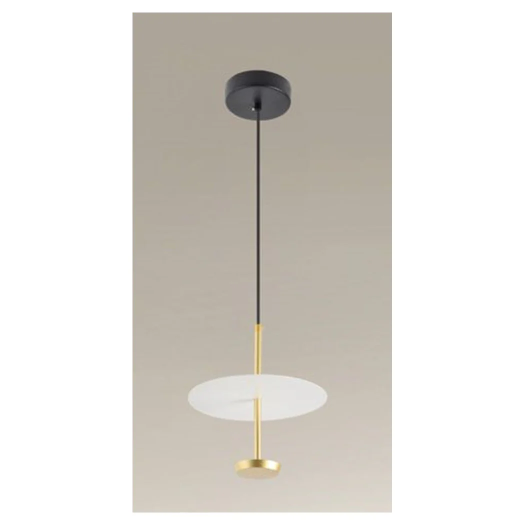 LUZ SUMMARY 6500K LED 12W DISCO PARALUM PIATTO BIANCO ORO TONDO 33146