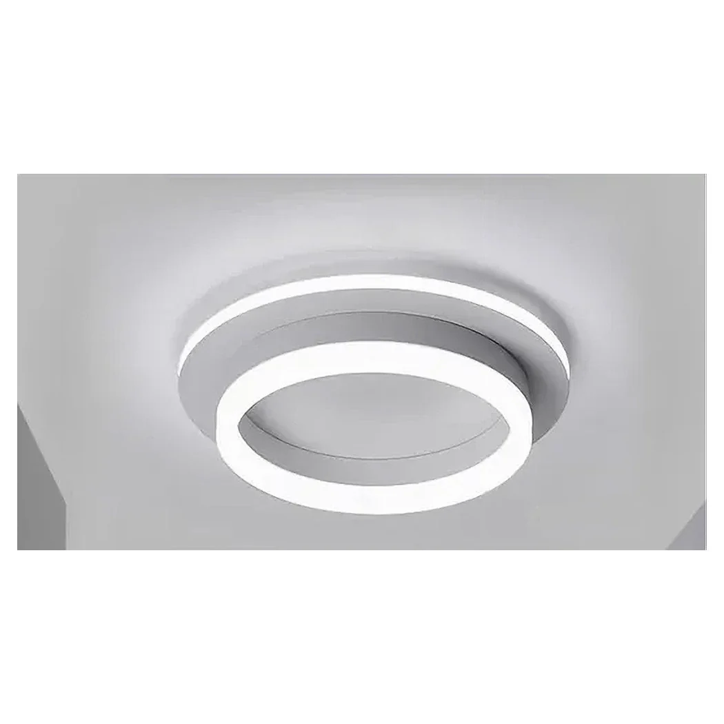 Luz de techo LED 27W Círculo redondo blanco Lámpara de techo de araña moderna 50490