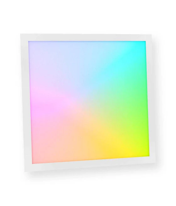 Lámpara de techo LED 68W Blanco redondo con grano de madera claro 6500k 32774