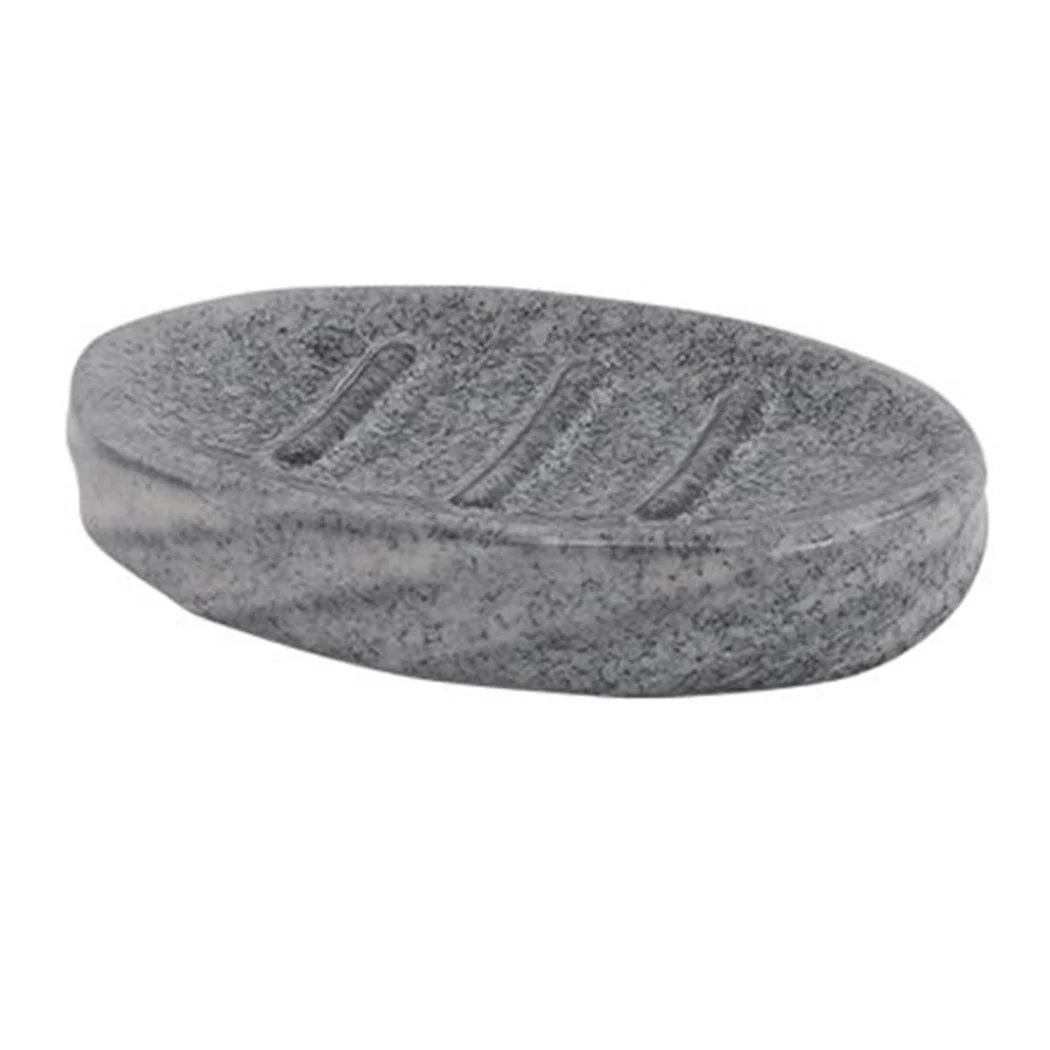 Soap saucer soap ceramic clamstone oval marble effect bathroom 87796