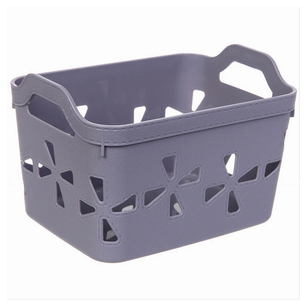 Cesta de almacenamiento de canasta que lleva todo con manijas surtidas 21x15x14cm 10724