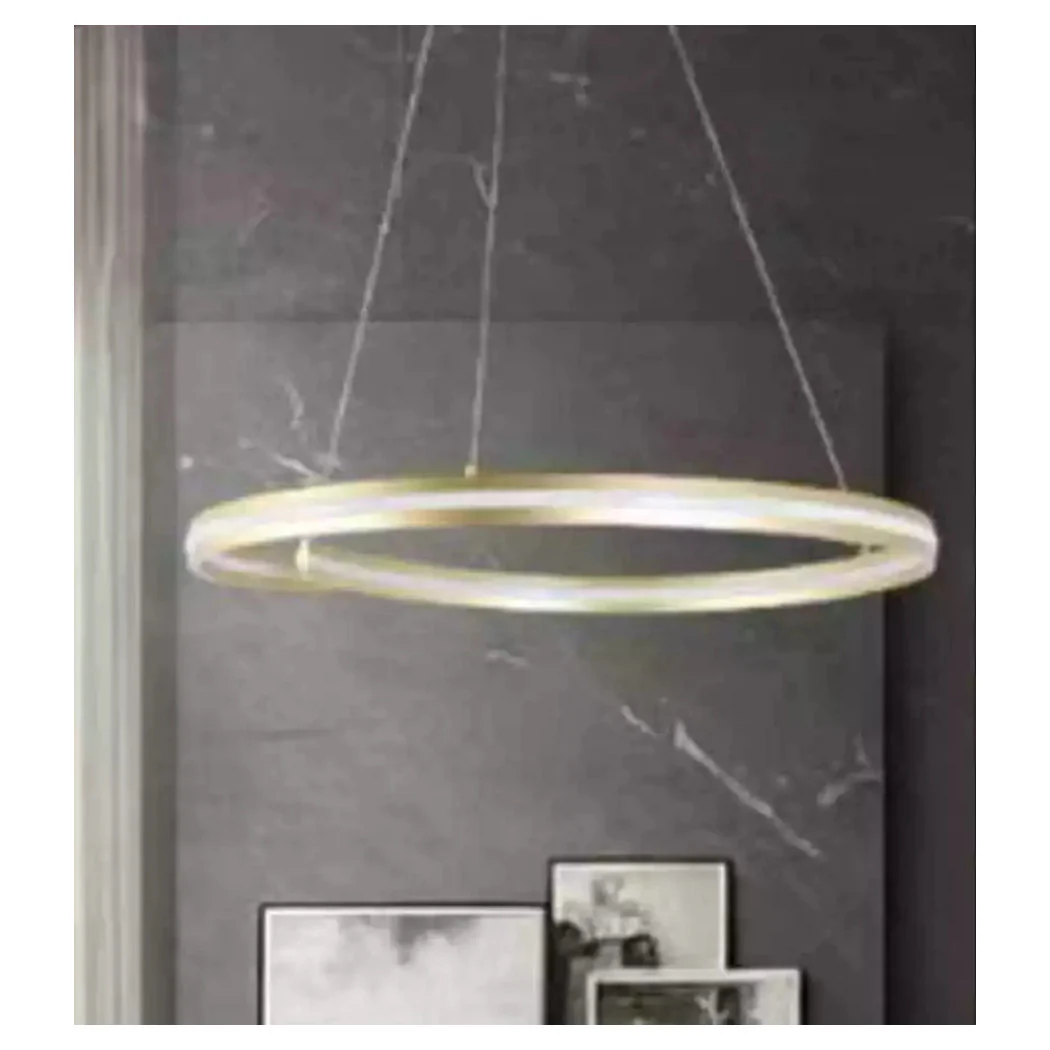 TELEA LED MODERN TO SEMICERCHIO 100W TO SOSPENSION LUCE 6500K 70CM ORO 33443