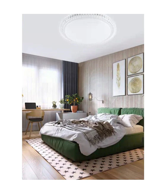 Luz de techo LED 27W Círculo redondo blanco Lámpara de techo de araña moderna 50490