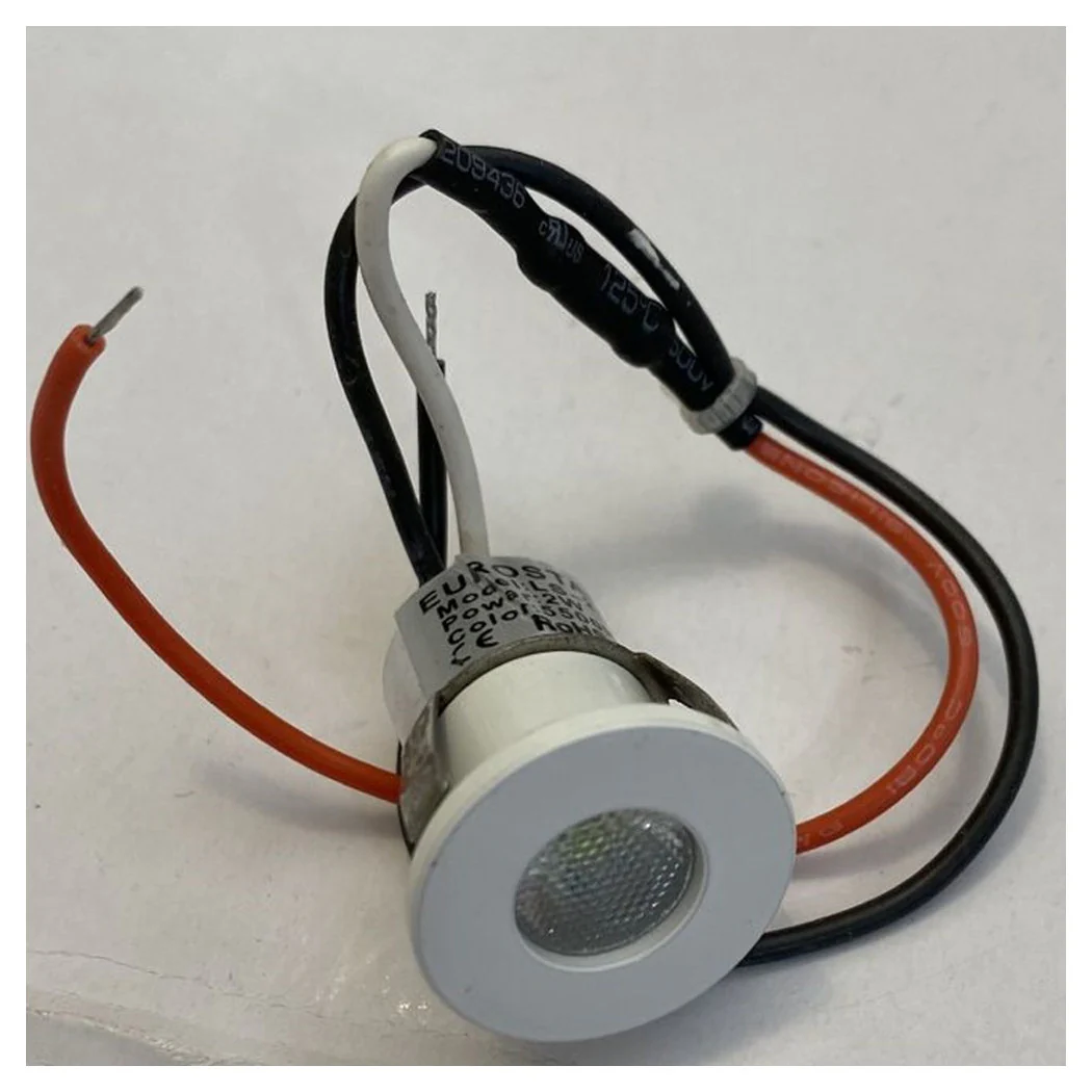 Mini proyector LED 2 vatios Empotrable 3V-5V Luz caliente 3000K Diámetro de punto de luz 20 mm