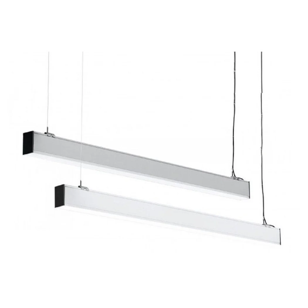 Luz de techo de 40W 120 cm con plateado de aluminio colgante de aluminio iluminación ligera 4000k 00657