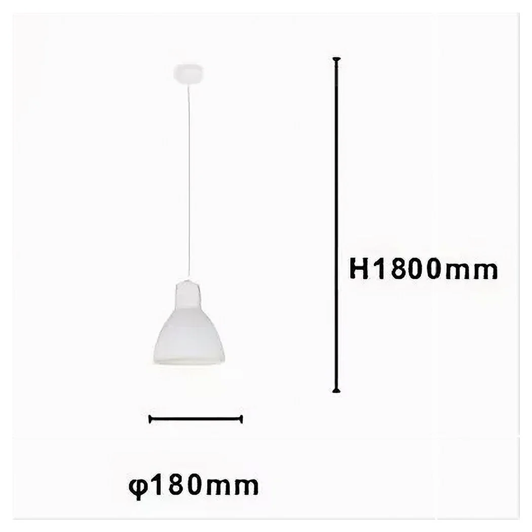 Colgante Araña E27 Hierro Contemporáneo Contemporáneo Pantalla blanca Bell 33283