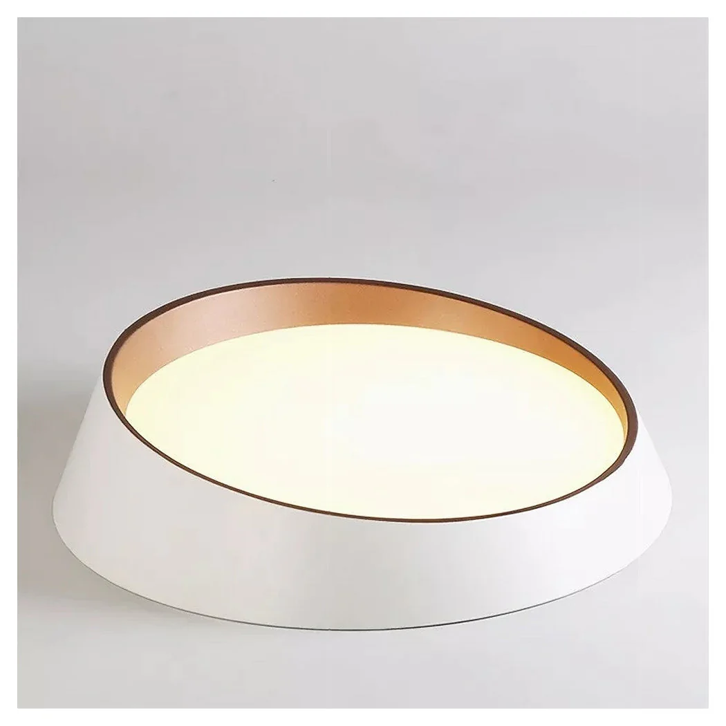 Luz de techo LED 68W Cinta redonda de araña de oro blanco Luz de frío 32767