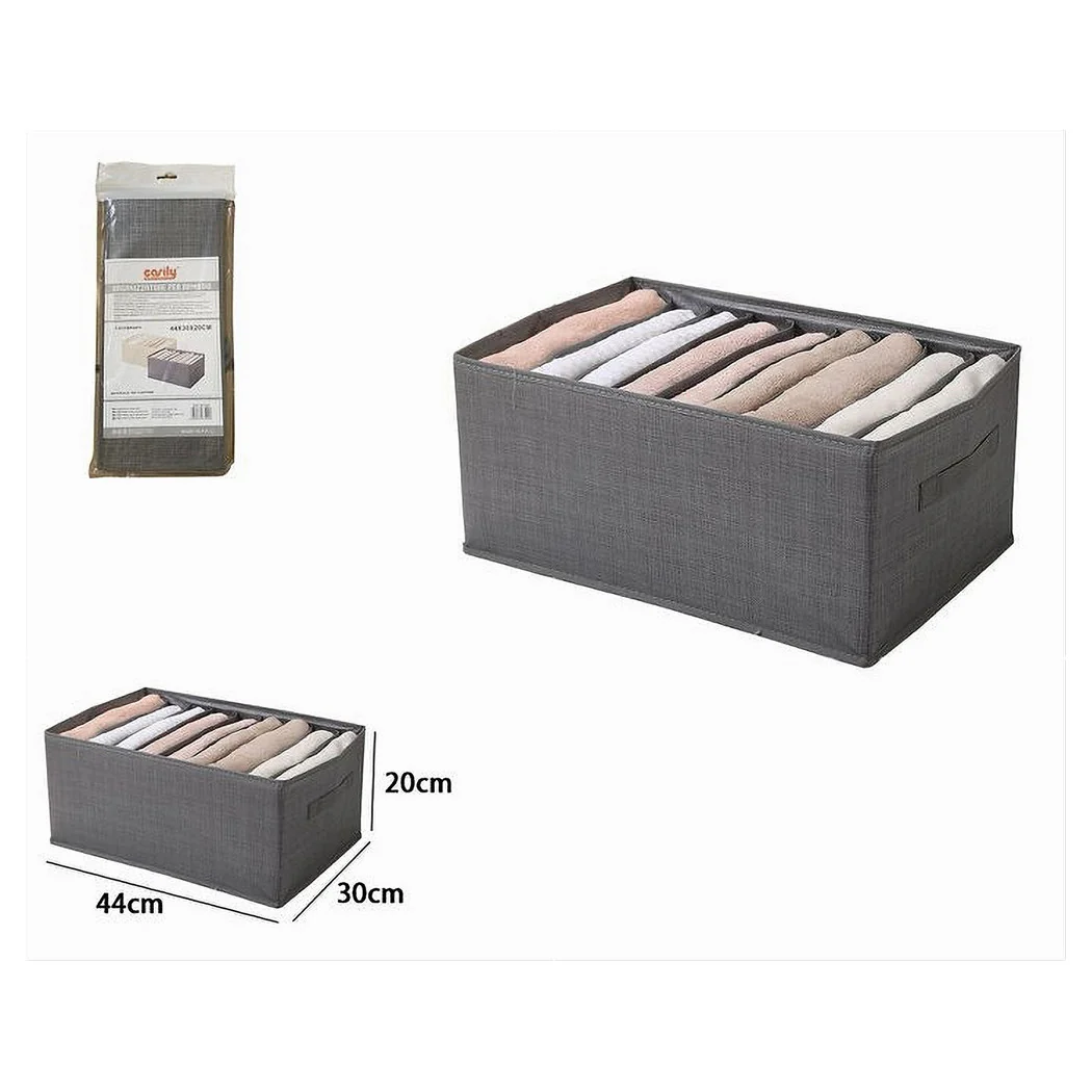 Organizador Guardar Gabinetes de visualización Plegable 9 compartimentos Contenedor 44x20x30cm 87404