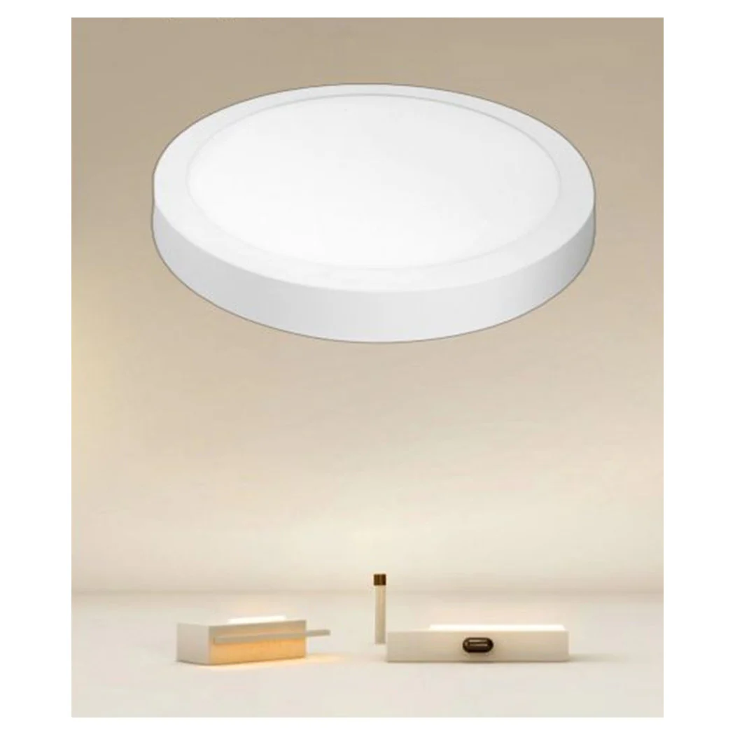 Abrazadera LED LED 24W LIGHT 3000K-6500K Interruptor de pared redondo 2640LM 00151