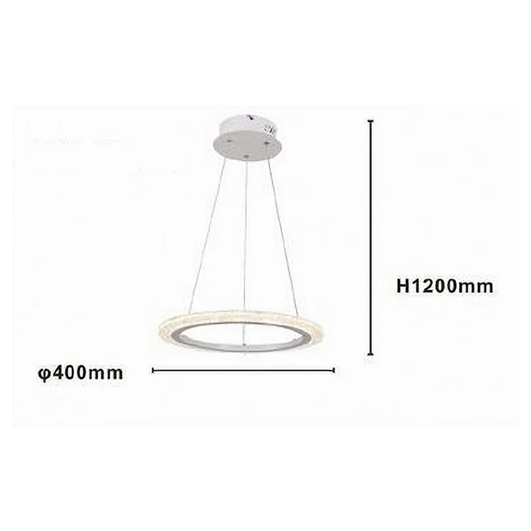 APOYO LED 24 W EFFECT ANELLO EFFETTO CRISTALLO BIANCO 31890