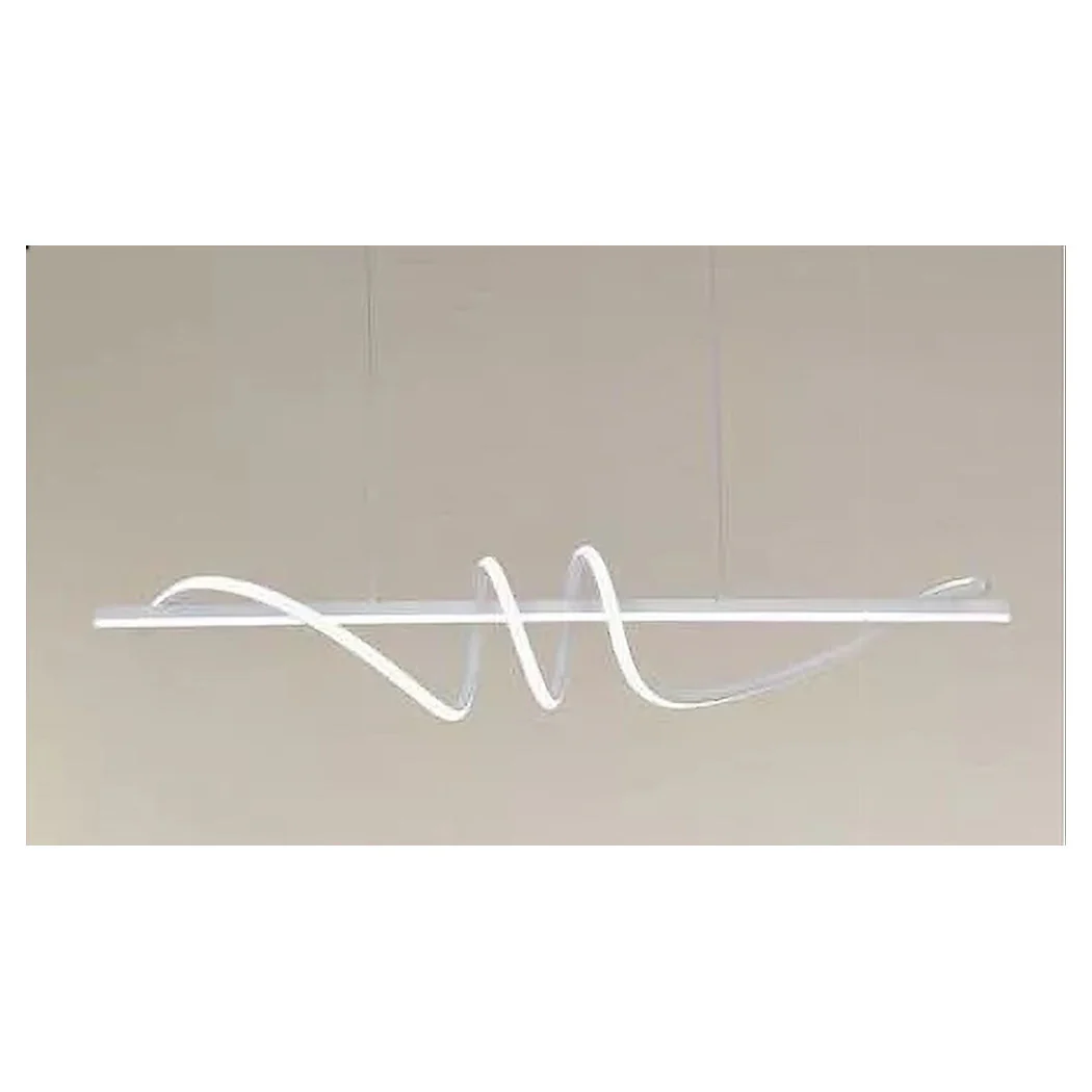 Colgante araña LED 65W Spiral blanco ondulado 4000K Horizontal Vortex 32422